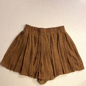 mini skort w star detail